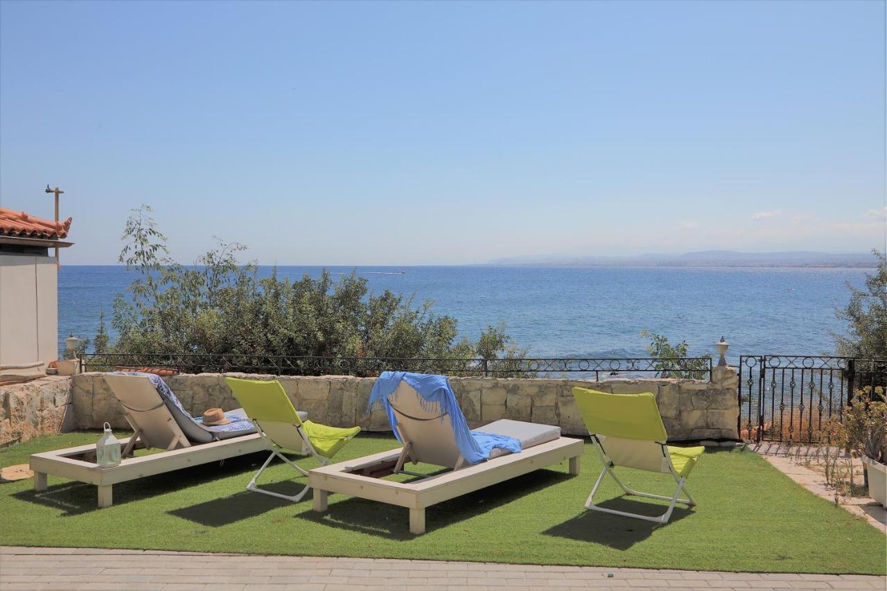 Endless Blue Sea Frontal House Villa Palaiokastro  Exterior photo